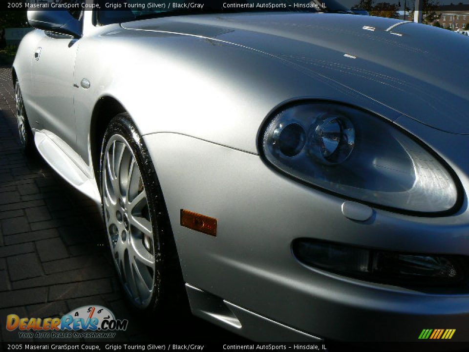 2005 Maserati GranSport Coupe Grigio Touring (Silver) / Black/Gray Photo #22
