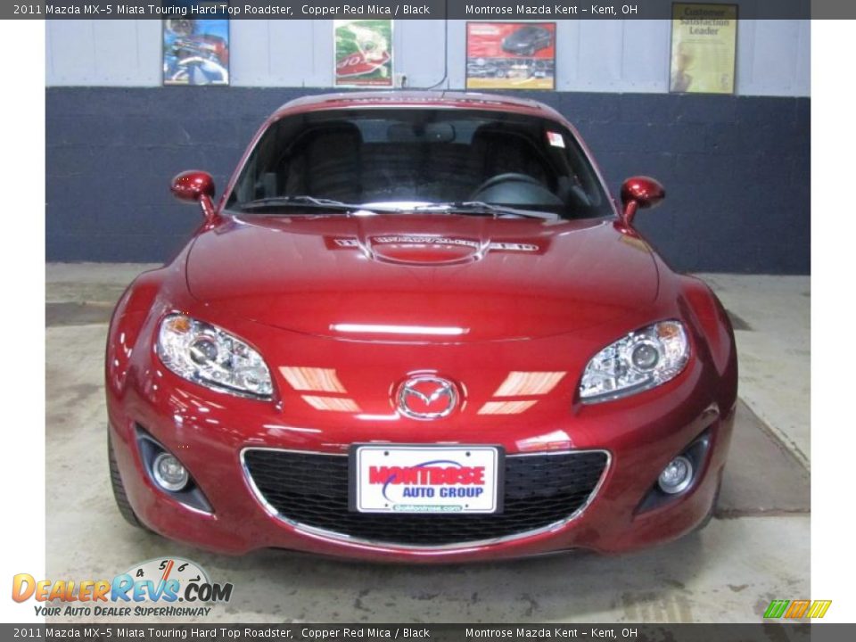 2011 Mazda MX-5 Miata Touring Hard Top Roadster Copper Red Mica / Black Photo #7