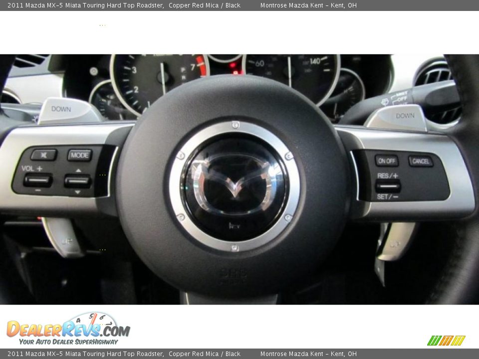 2011 Mazda MX-5 Miata Touring Hard Top Roadster Steering Wheel Photo #10