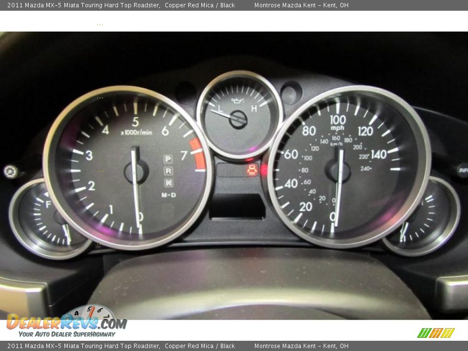 2011 Mazda MX-5 Miata Touring Hard Top Roadster Gauges Photo #11