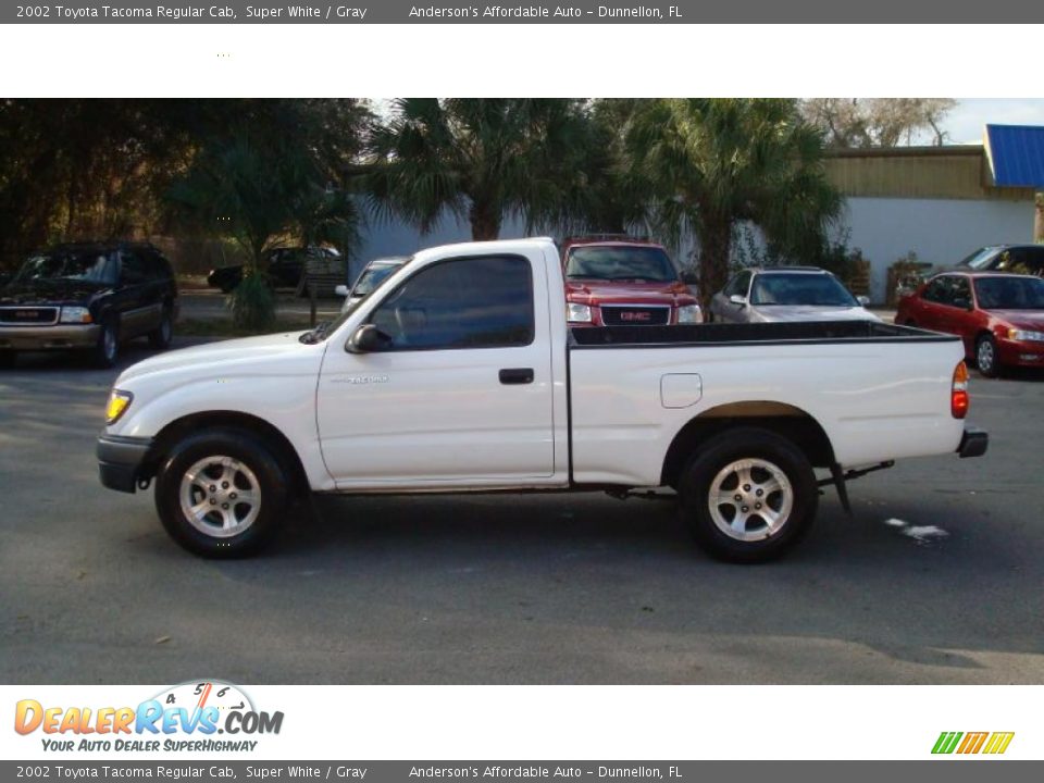 Super White 2002 Toyota Tacoma Regular Cab Photo #6