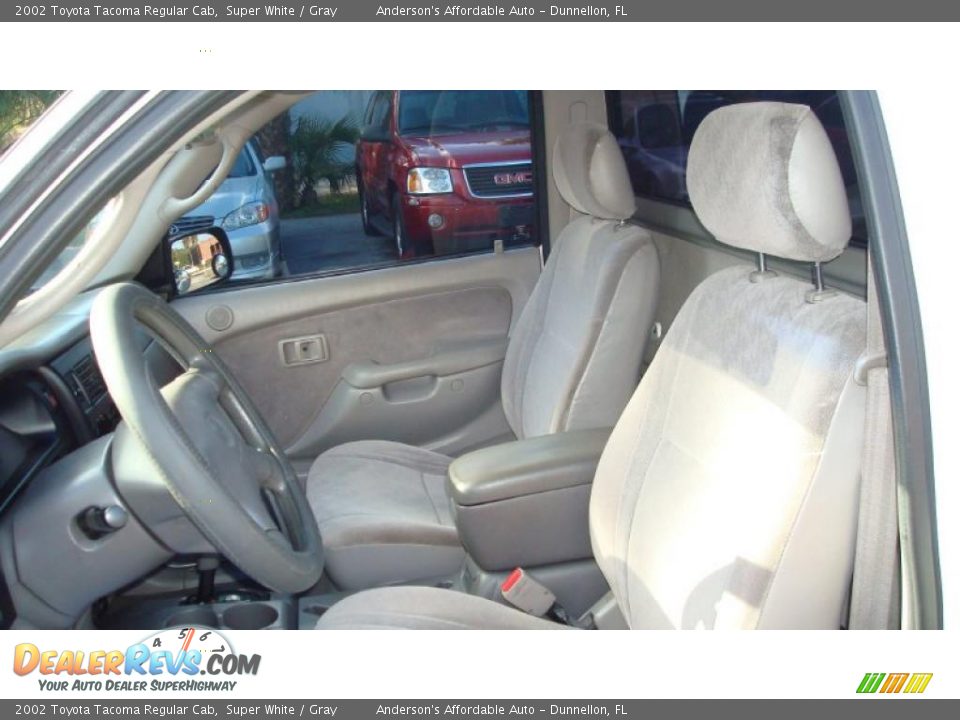 Gray Interior - 2002 Toyota Tacoma Regular Cab Photo #12