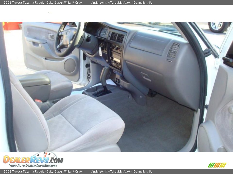 Gray Interior - 2002 Toyota Tacoma Regular Cab Photo #13