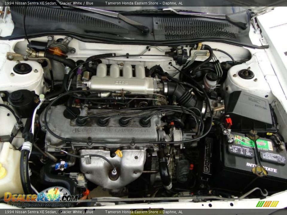 1994 Nissan Sentra XE Sedan 1.6 Liter Twin Cam 16-Valve 4 Cylinder Engine Photo #23