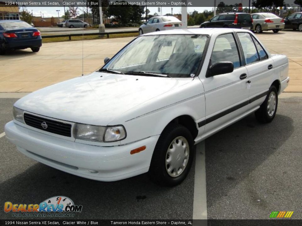 Blue Interior - 1994 Nissan Sentra XE Sedan Photo #25