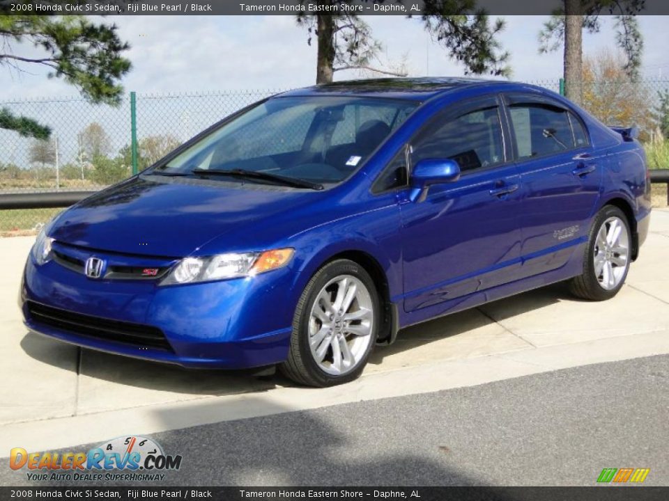 Fiji blue pearl honda civic si #2