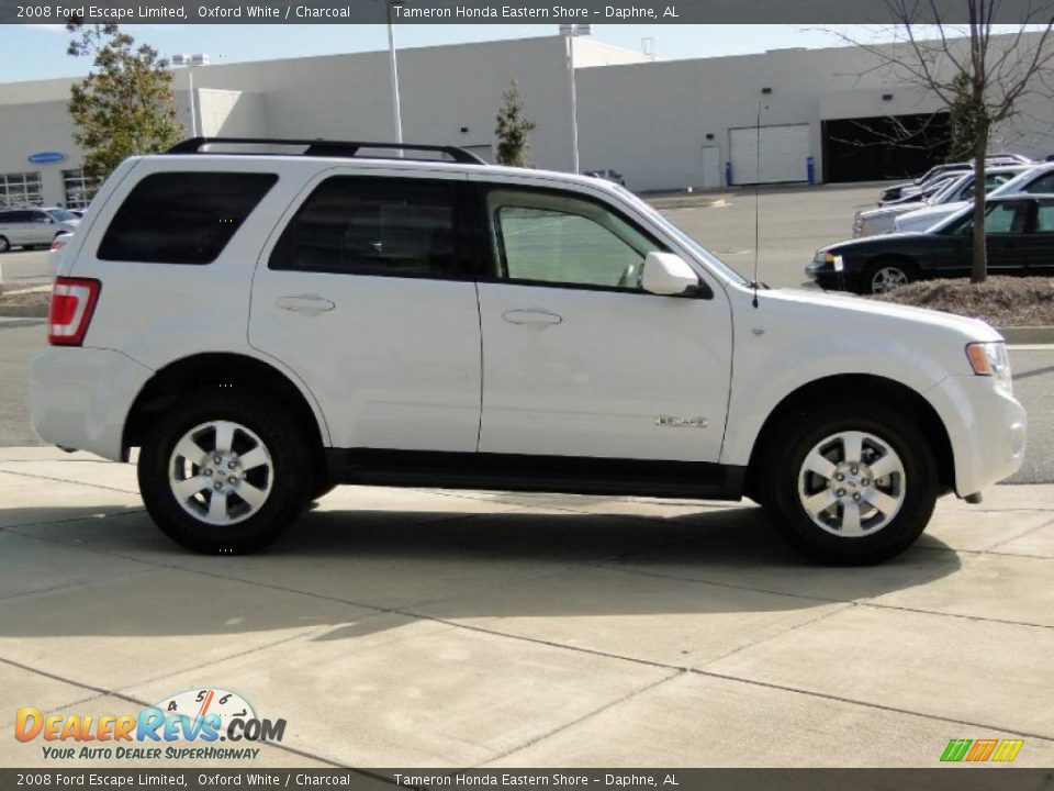 2008 Ford Escape Limited Oxford White / Charcoal Photo #4