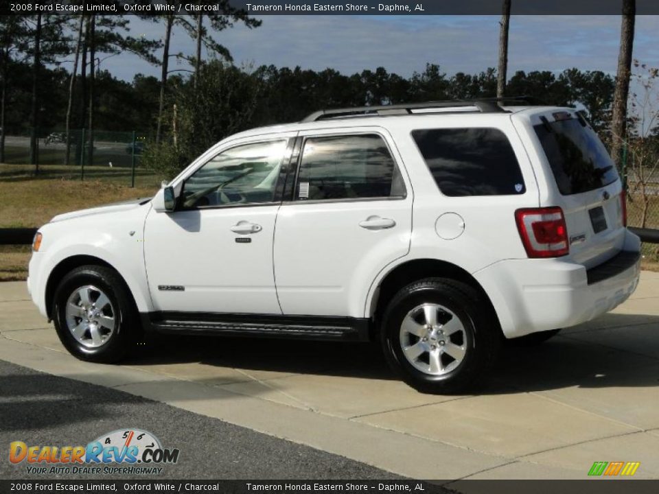 2008 Ford Escape Limited Oxford White / Charcoal Photo #7