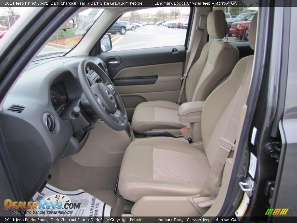 Dark Slate Gray/Light Pebble Interior - 2011 Jeep Patriot Sport Photo #6