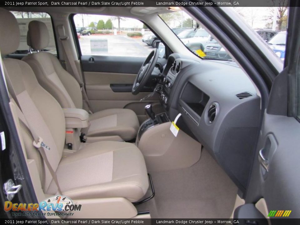 Dark Slate Gray/Light Pebble Interior - 2011 Jeep Patriot Sport Photo #9