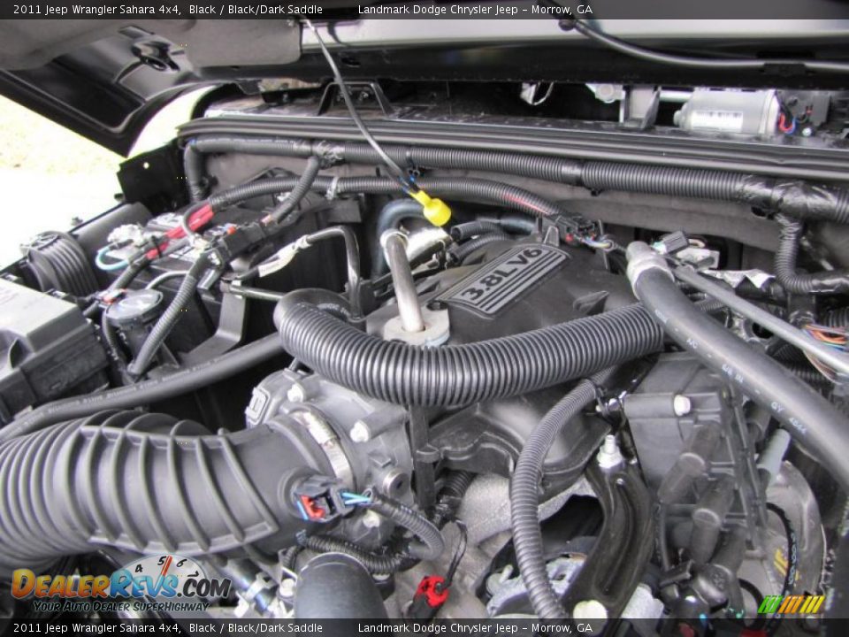 2011 Jeep Wrangler Sahara 4x4 3.8 Liter OHV 12-Valve V6 Engine Photo #11