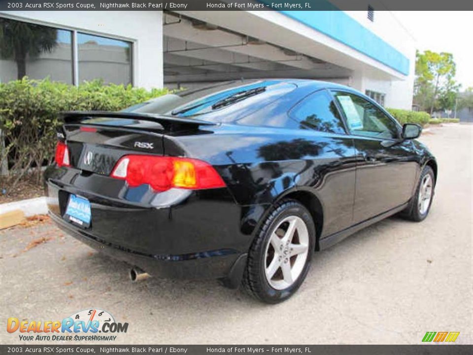 2003 Acura RSX Sports Coupe Nighthawk Black Pearl / Ebony Photo #3