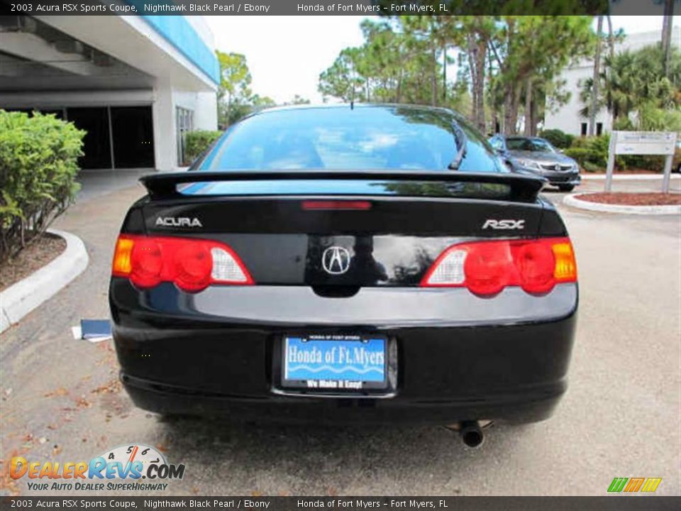 2003 Acura RSX Sports Coupe Nighthawk Black Pearl / Ebony Photo #4