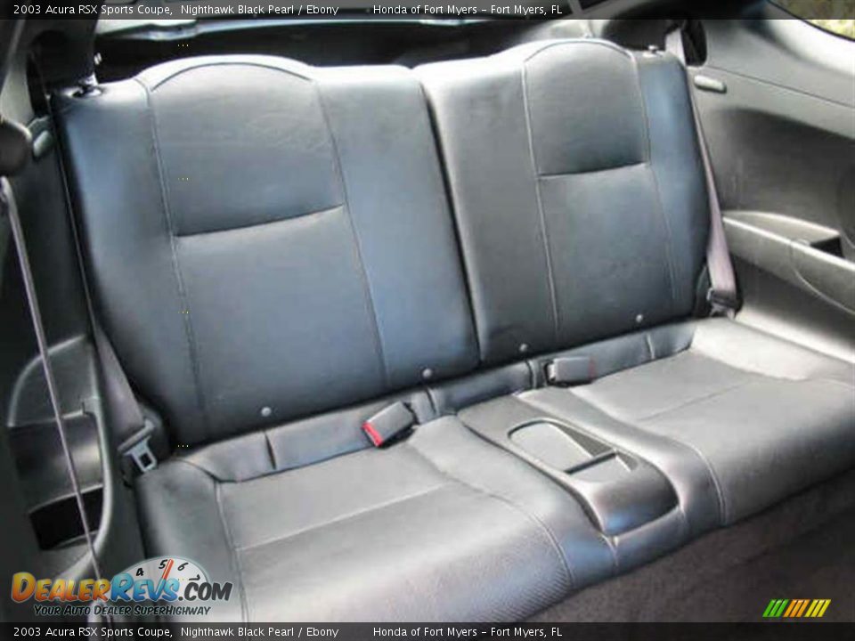 Ebony Interior - 2003 Acura RSX Sports Coupe Photo #10