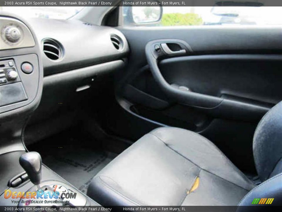 2003 Acura RSX Sports Coupe Nighthawk Black Pearl / Ebony Photo #14