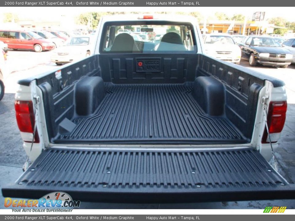 2000 Ford Ranger XLT SuperCab 4x4 Oxford White / Medium Graphite Photo #27
