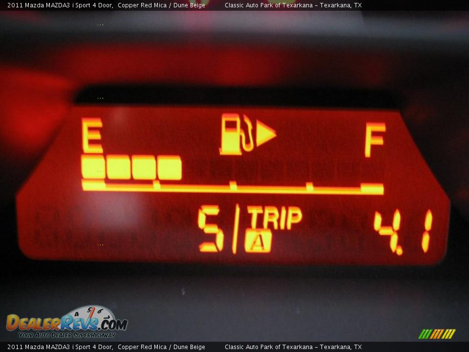 2011 Mazda MAZDA3 i Sport 4 Door Copper Red Mica / Dune Beige Photo #11