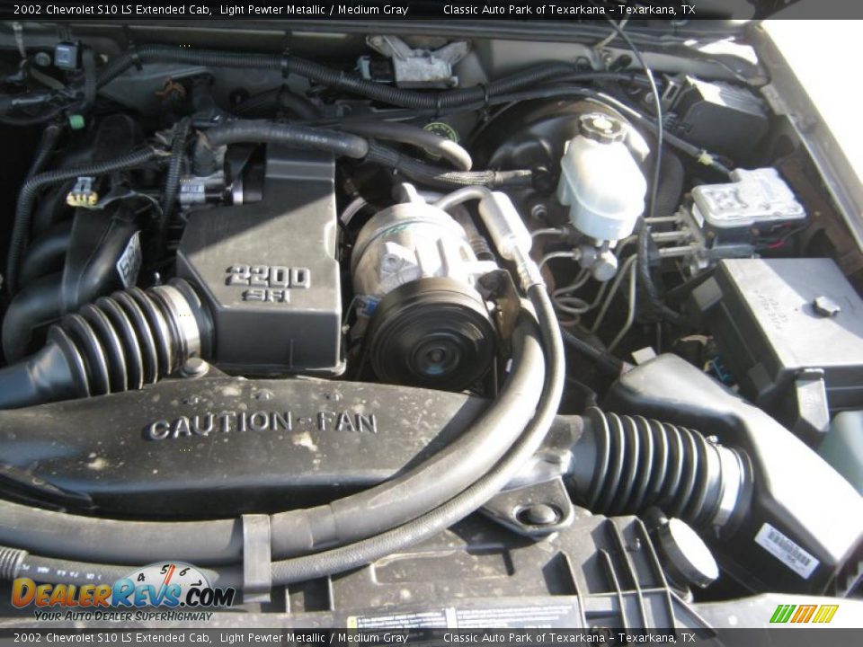 2002 Chevrolet S10 LS Extended Cab 2.2 Liter OHV 8-Valve Flex Fuel 4 Cylinder Engine Photo #22