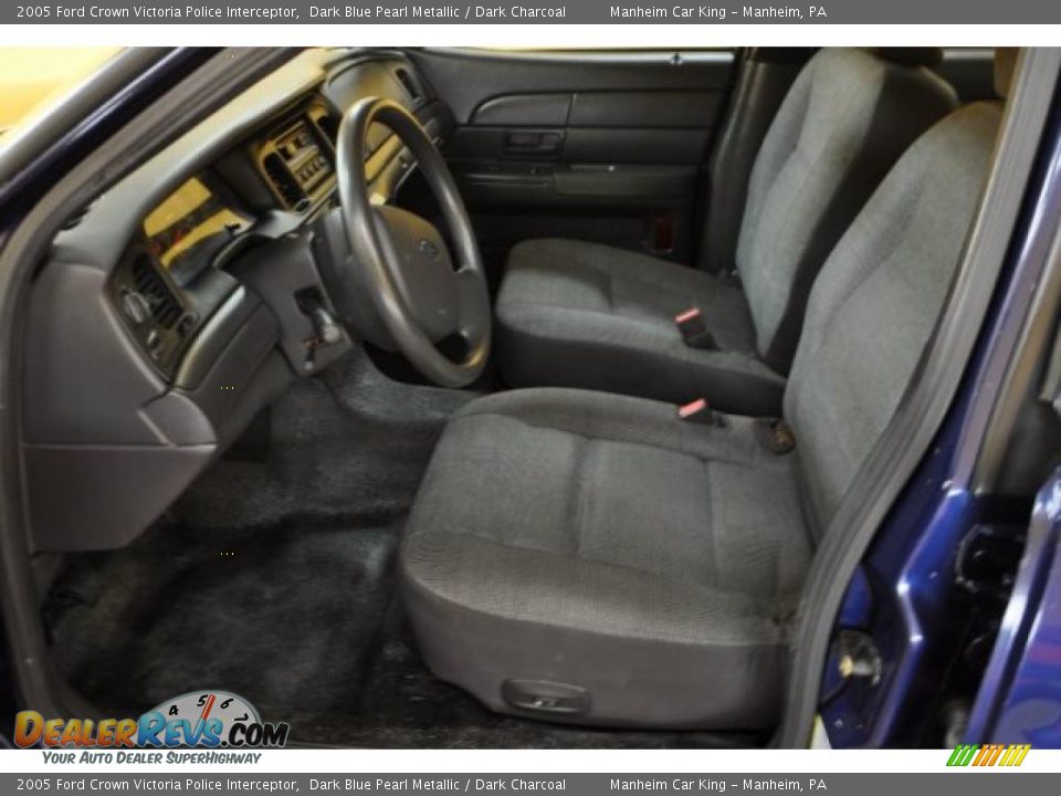 Dark Charcoal Interior 2005 Ford Crown Victoria Police