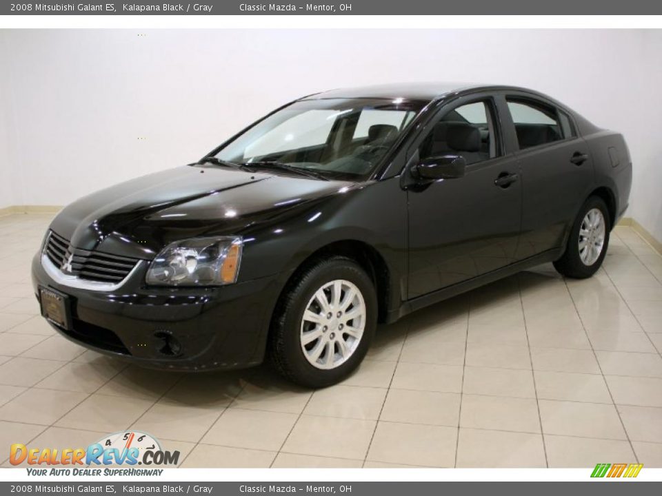 2008 Mitsubishi Galant ES Kalapana Black / Gray Photo #3
