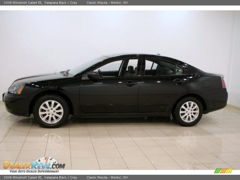 2008 Mitsubishi Galant ES Kalapana Black / Gray Photo #4