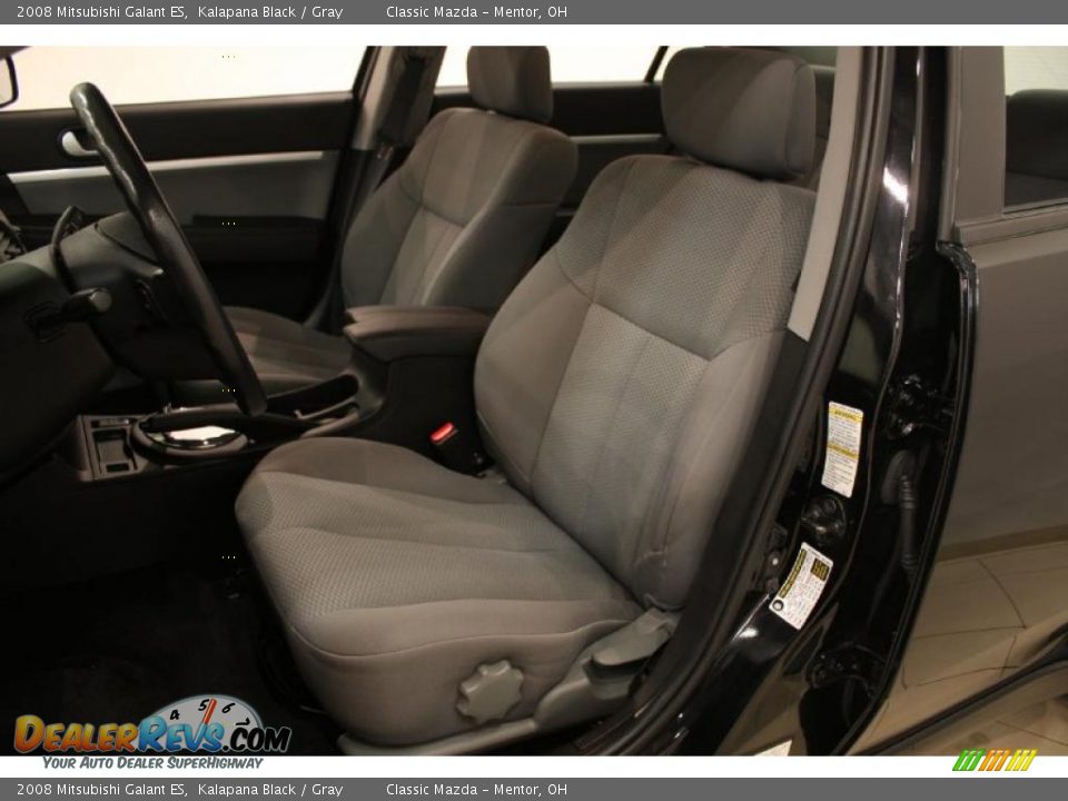 2008 Mitsubishi Galant ES Kalapana Black / Gray Photo #6