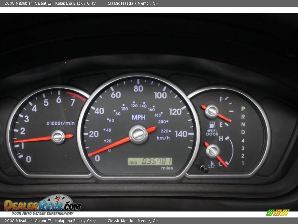 2008 Mitsubishi Galant ES Gauges Photo #7