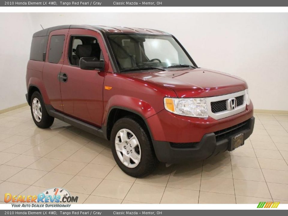 2010 Honda Element LX 4WD Tango Red Pearl / Gray Photo #1