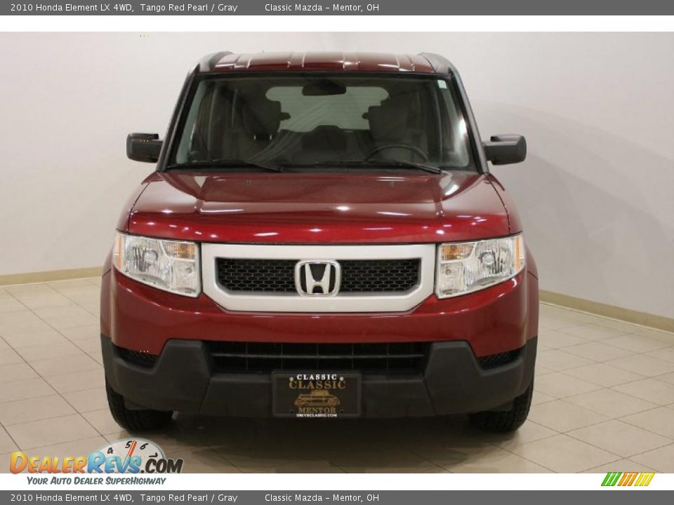 2010 Honda Element LX 4WD Tango Red Pearl / Gray Photo #2