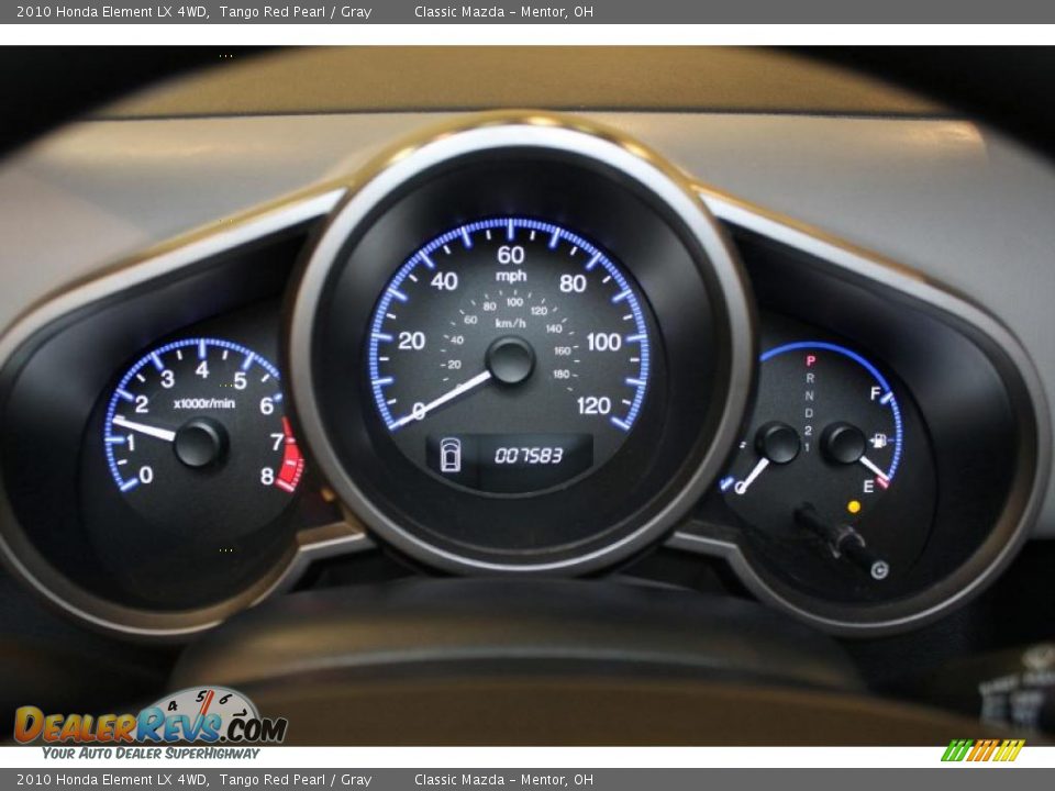 2010 Honda Element LX 4WD Gauges Photo #10