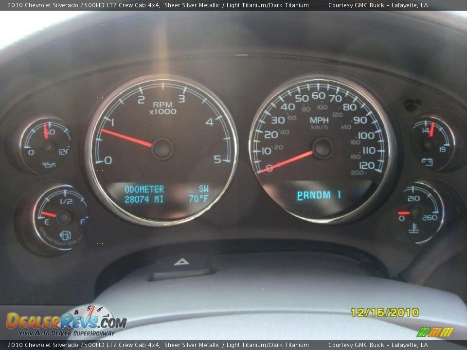 2010 Chevrolet Silverado 2500HD LTZ Crew Cab 4x4 Sheer Silver Metallic / Light Titanium/Dark Titanium Photo #18