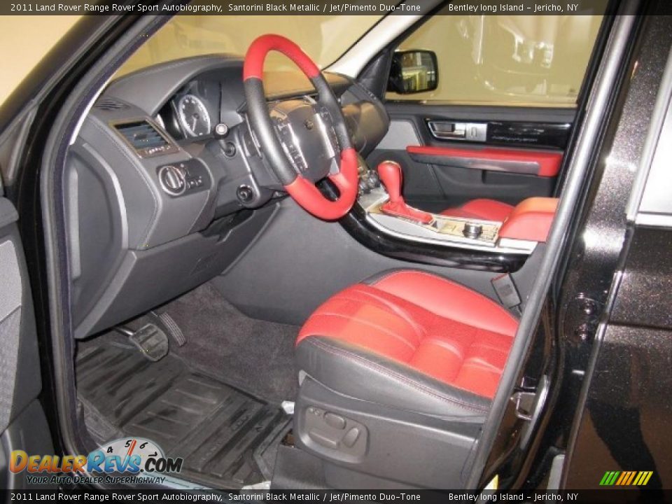 Jet Pimento Duo Tone Interior 2011 Land Rover Range Rover