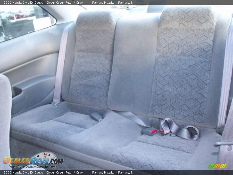 Gray Interior - 2000 Honda Civic EX Coupe Photo #15