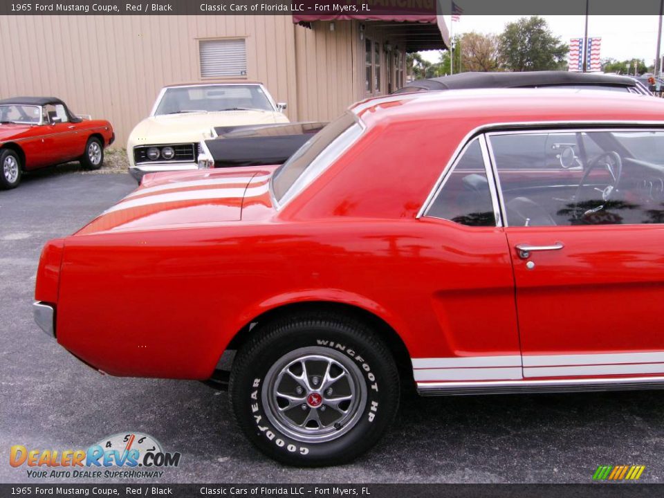 1965 Ford Mustang Coupe Red / Black Photo #4