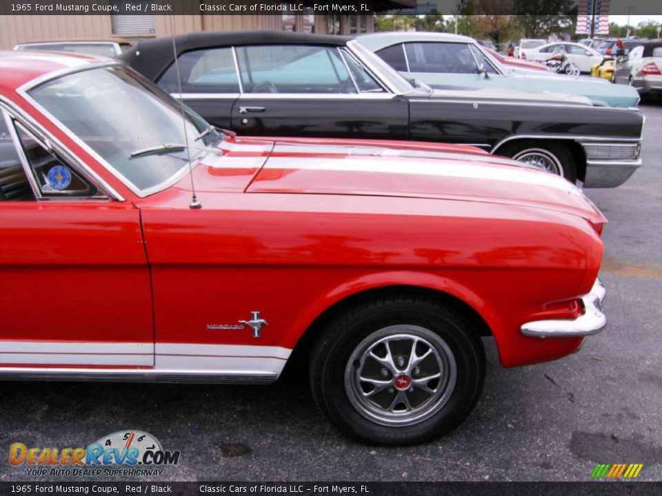 1965 Ford Mustang Coupe Red / Black Photo #5