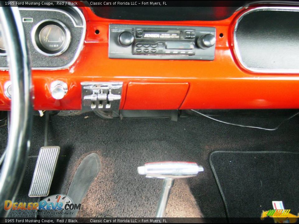 1965 Ford Mustang Coupe Red / Black Photo #8