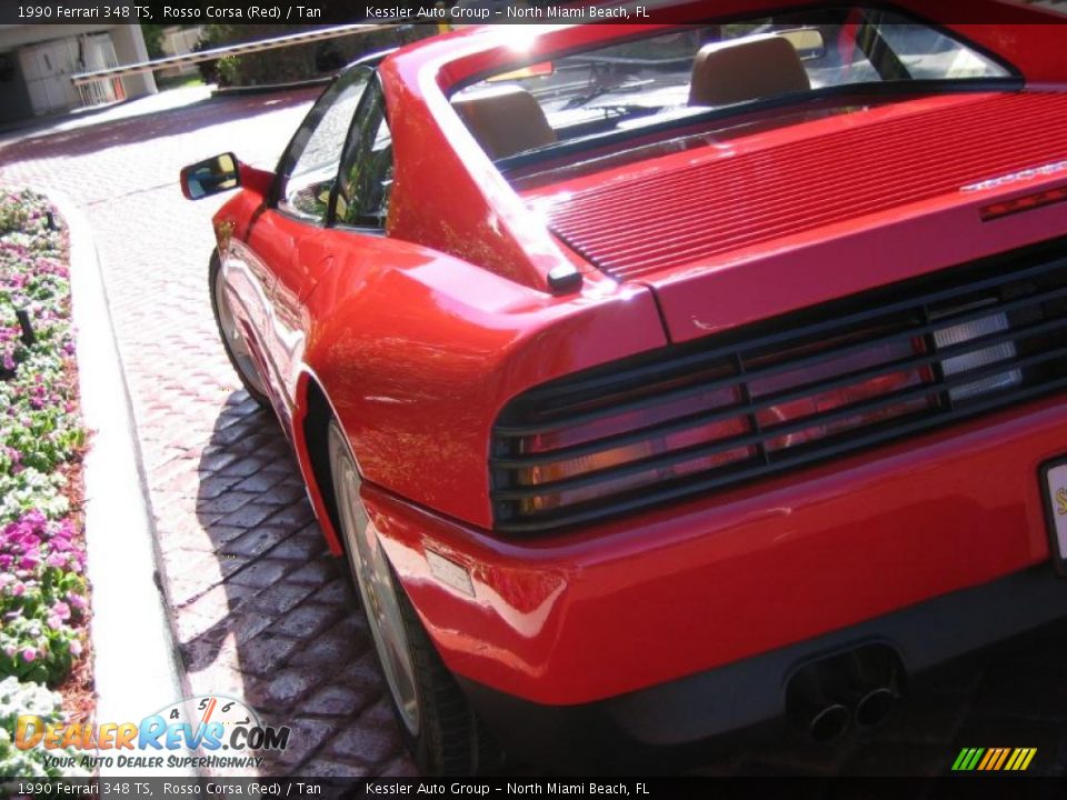 1990 Ferrari 348 TS Rosso Corsa (Red) / Tan Photo #11
