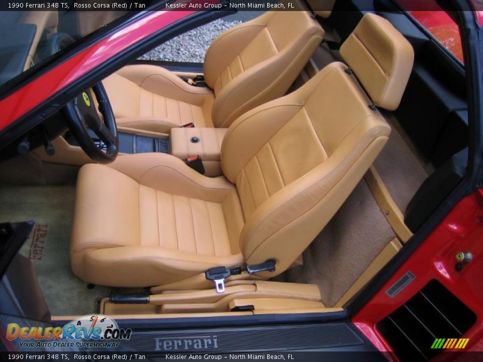 Tan Interior - 1990 Ferrari 348 TS Photo #14
