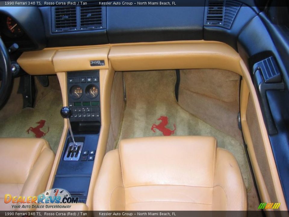 Tan Interior - 1990 Ferrari 348 TS Photo #18