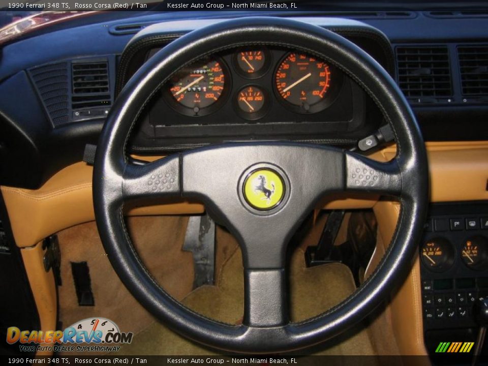 1990 Ferrari 348 TS Steering Wheel Photo #19