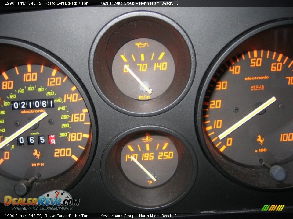 1990 Ferrari 348 TS Gauges Photo #21