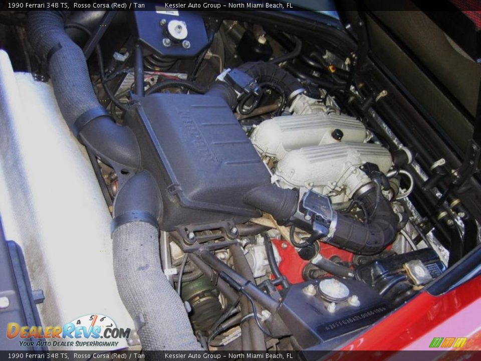 1990 Ferrari 348 TS 3.4 Liter DOHC 32-Valve V8 Engine Photo #30