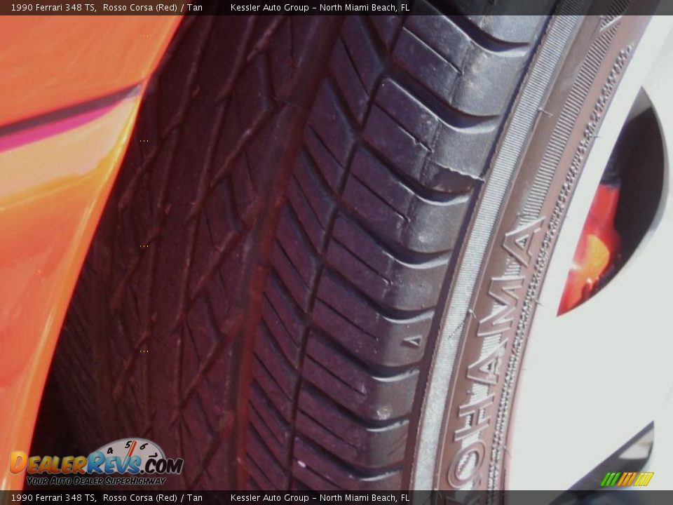 1990 Ferrari 348 TS Rosso Corsa (Red) / Tan Photo #34