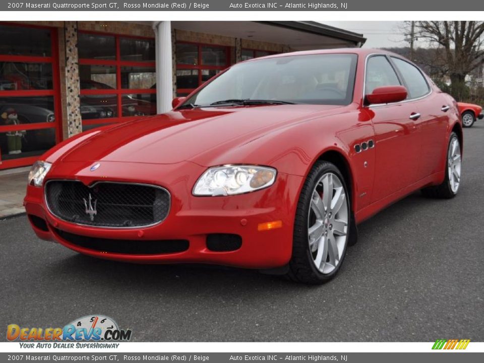 2007 Maserati Quattroporte Sport GT Rosso Mondiale (Red) / Beige Photo #1