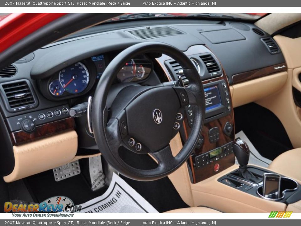 Beige Interior - 2007 Maserati Quattroporte Sport GT Photo #9