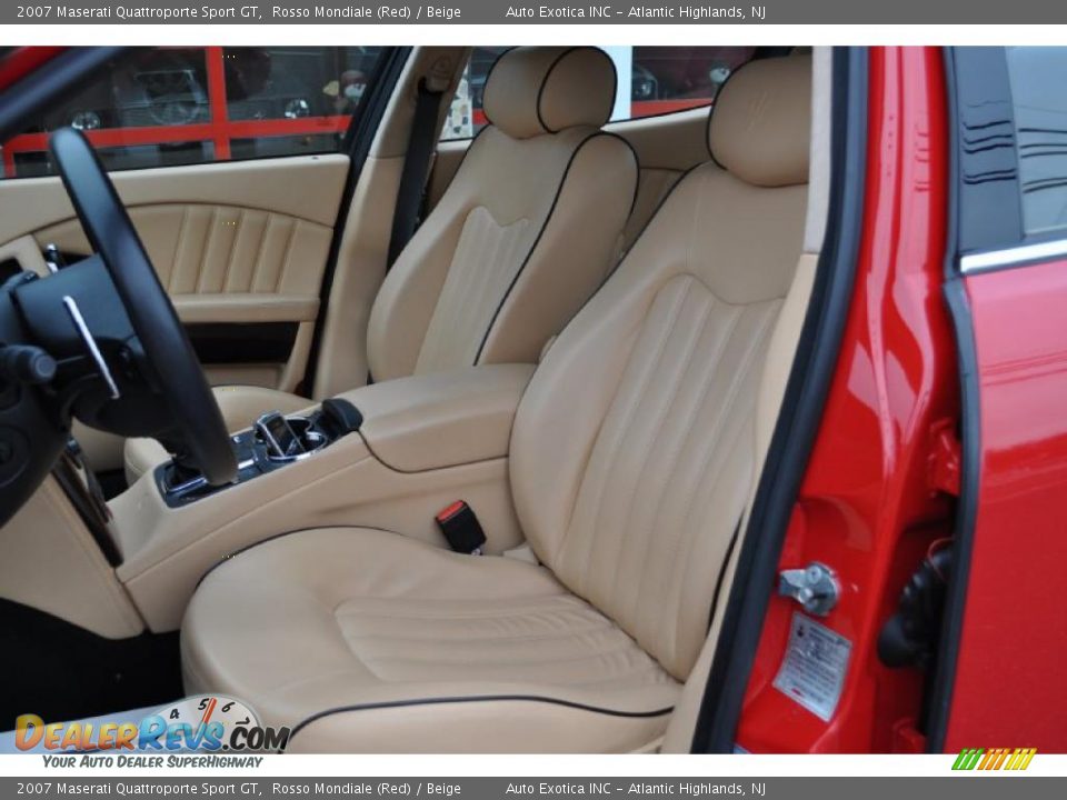 Beige Interior - 2007 Maserati Quattroporte Sport GT Photo #10