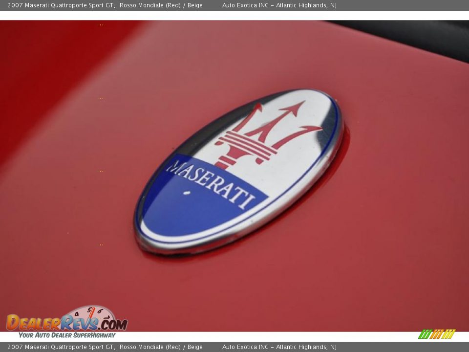 2007 Maserati Quattroporte Sport GT Logo Photo #34