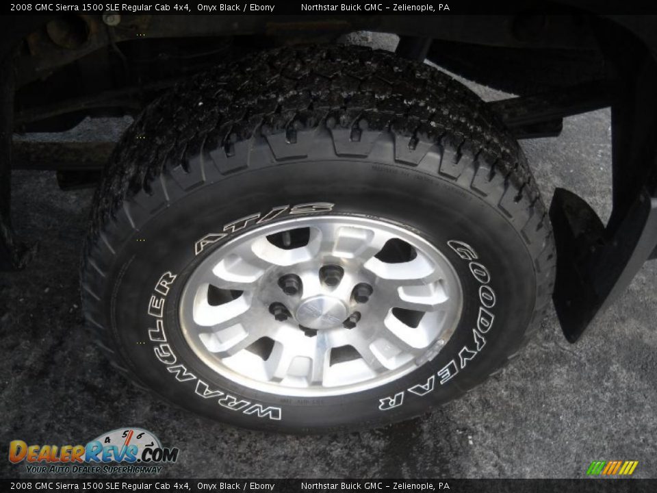 2008 GMC Sierra 1500 SLE Regular Cab 4x4 Wheel Photo #9