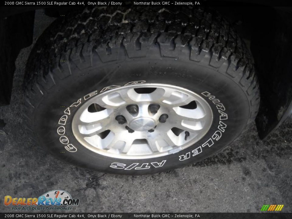 2008 GMC Sierra 1500 SLE Regular Cab 4x4 Wheel Photo #11