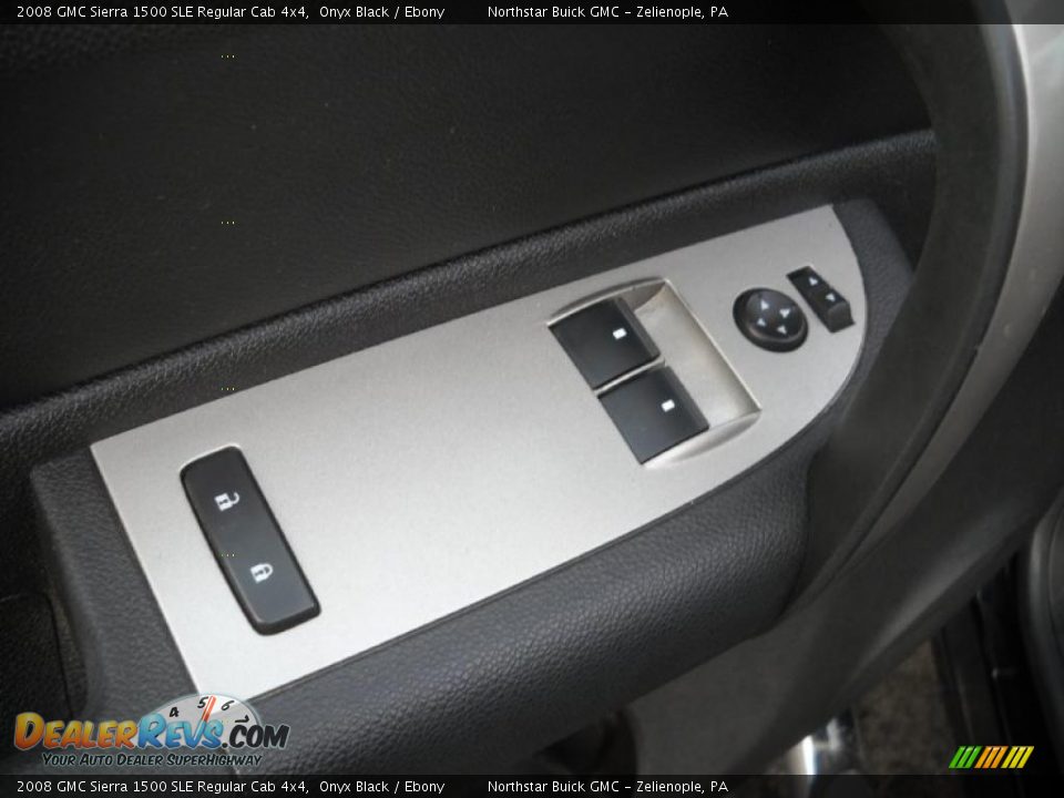 2008 GMC Sierra 1500 SLE Regular Cab 4x4 Onyx Black / Ebony Photo #16